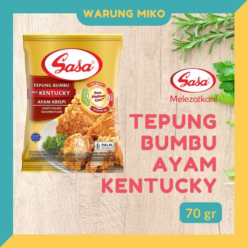 

Tepung Bumbu Kentucky 70 gram.