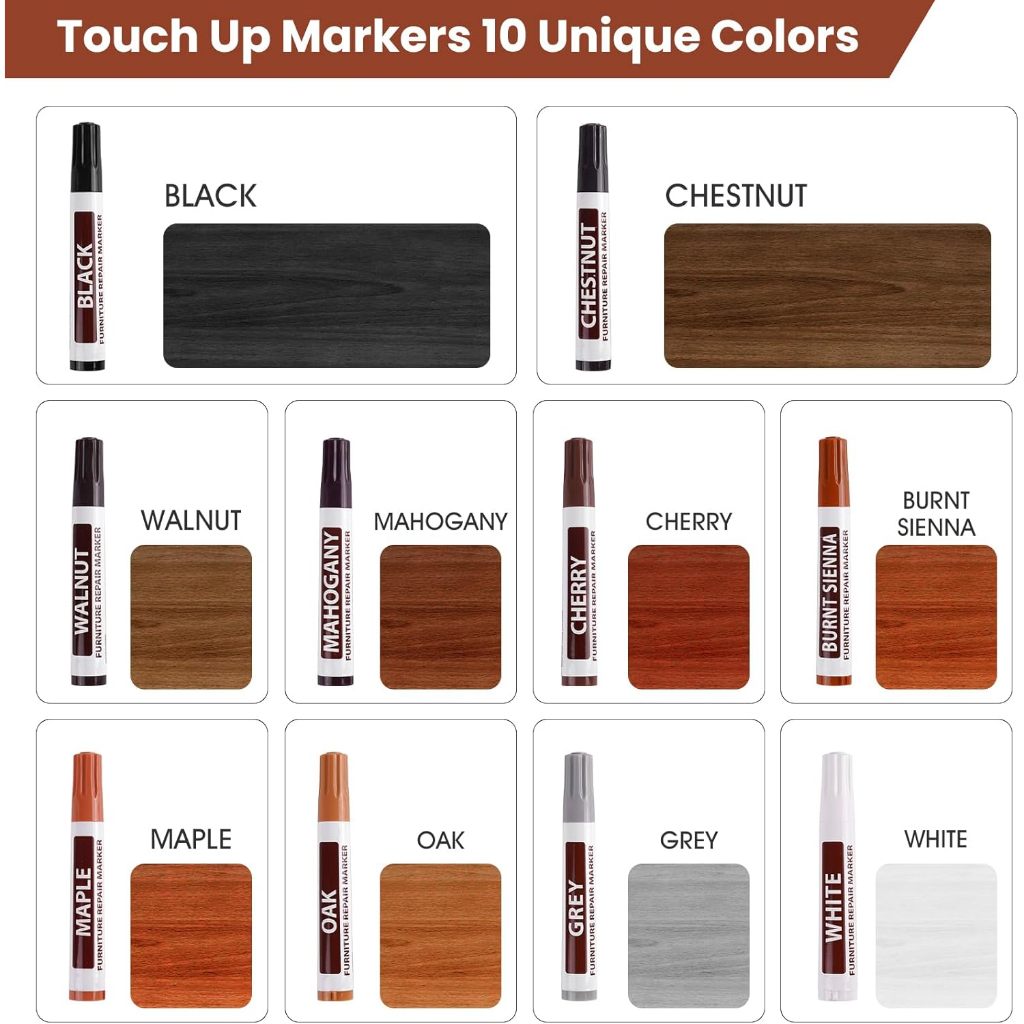 

Furniture Marker Spidol Repair Marker Penghilang Goresan Kayu - Furniture Touch up Marker Untuk Reparasi Furnitur Kayu Perabot