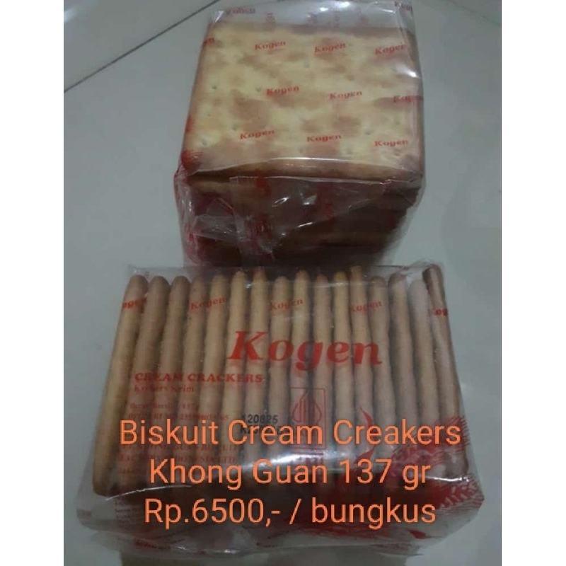 

Biskuit Cream Creaker 137 gram