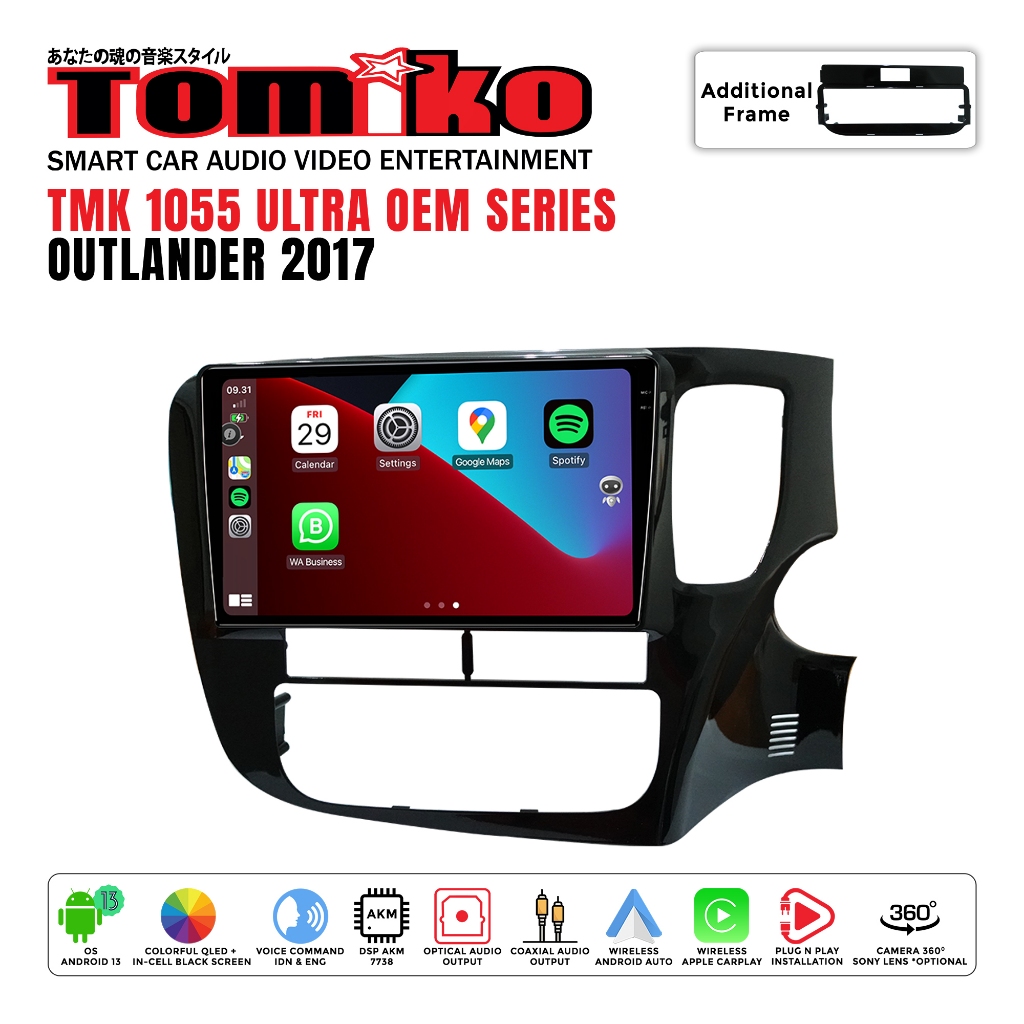 Tomiko - headunit android tmk 1055 ultra oem for Outlander 2017