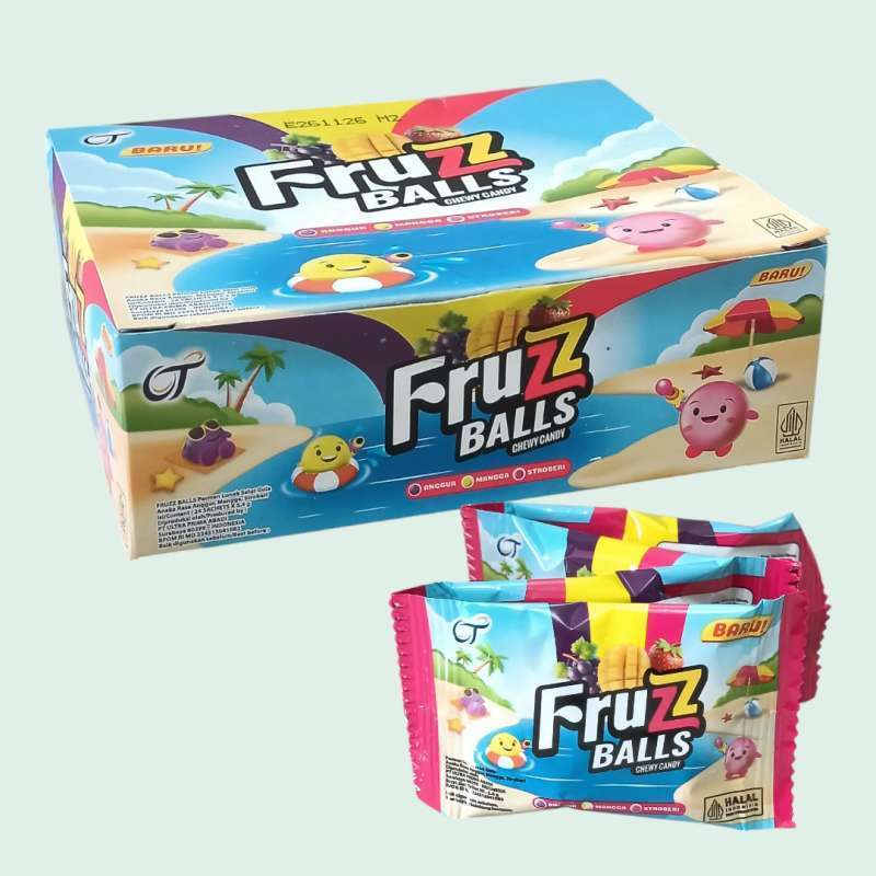 

PERMEN FRUZZ BALLS CHEWY CANDY 5.4 GR - PACK