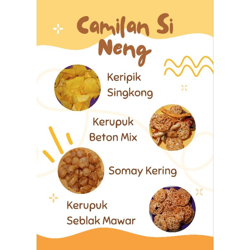 

Cemilan Pedas Si Neng Kerupuk Seblak Mawar, Somay Kering, Keripik Singkong, Kerupuk Seblak Beton Mix - Berbagai Varian