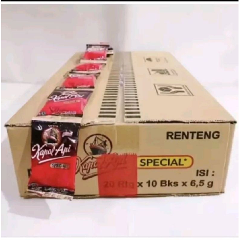 

Kopi kapal Api Mini 1dus isi 200 Saset/20 Renceng 6gr