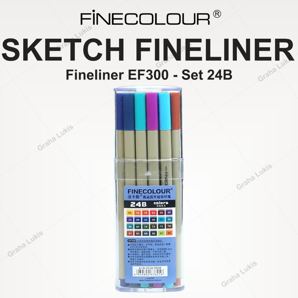 

Finecolour Sketch Fineliner EF300 set 24B