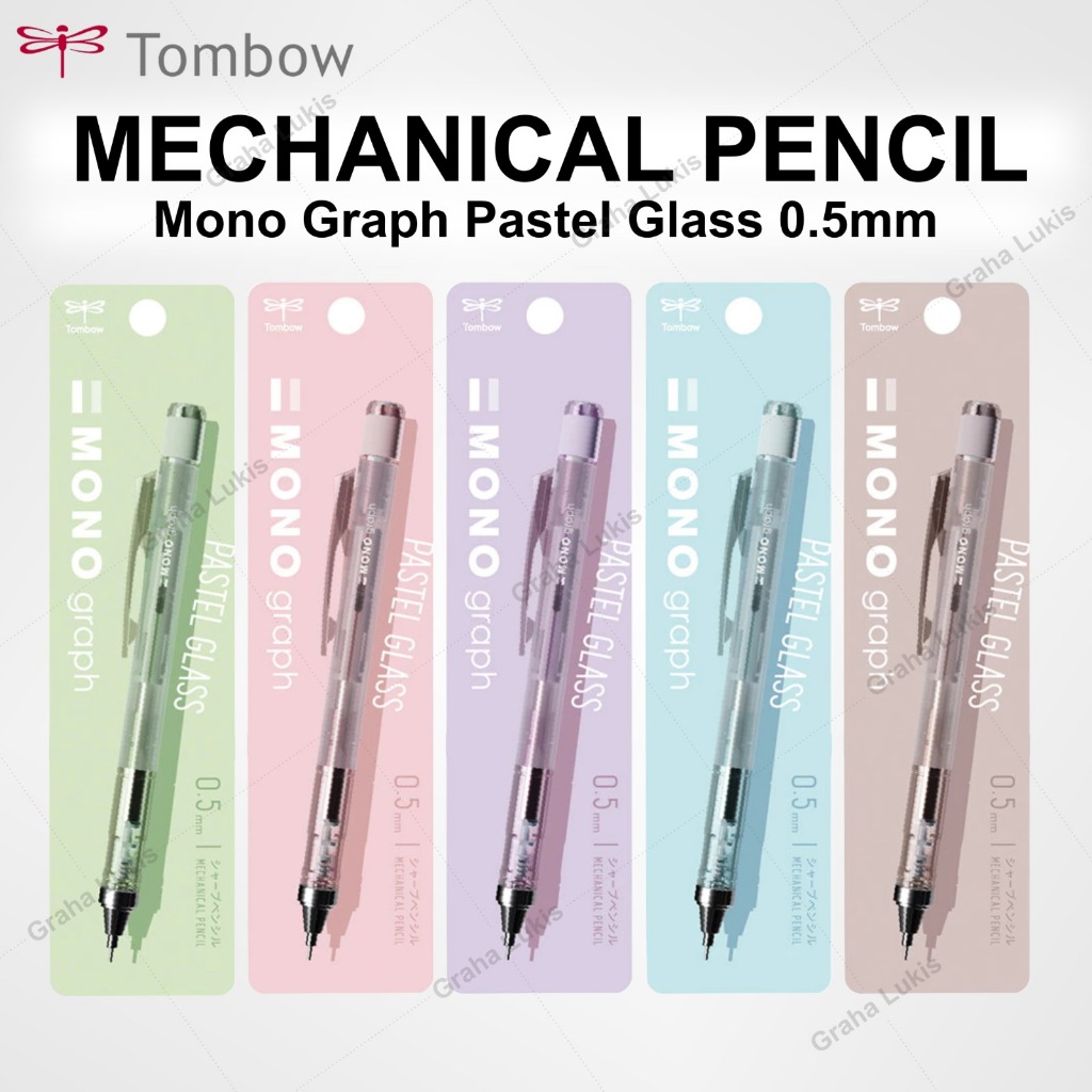

Tombow Mono Graph Pastel Glass Mechanical Pencil 0,5 mm