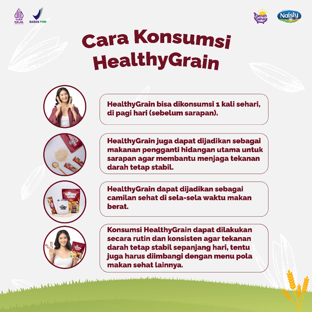 

QH HealthyGrain Multigrain Sehat untuk Menurunkan Hipertensi Diabetes dan Kolesterol 1 Pouch