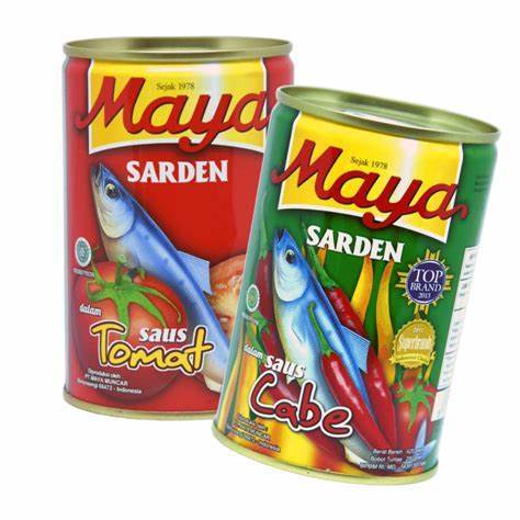 

Maya Sarden Tomat Saus Cabe 425gr