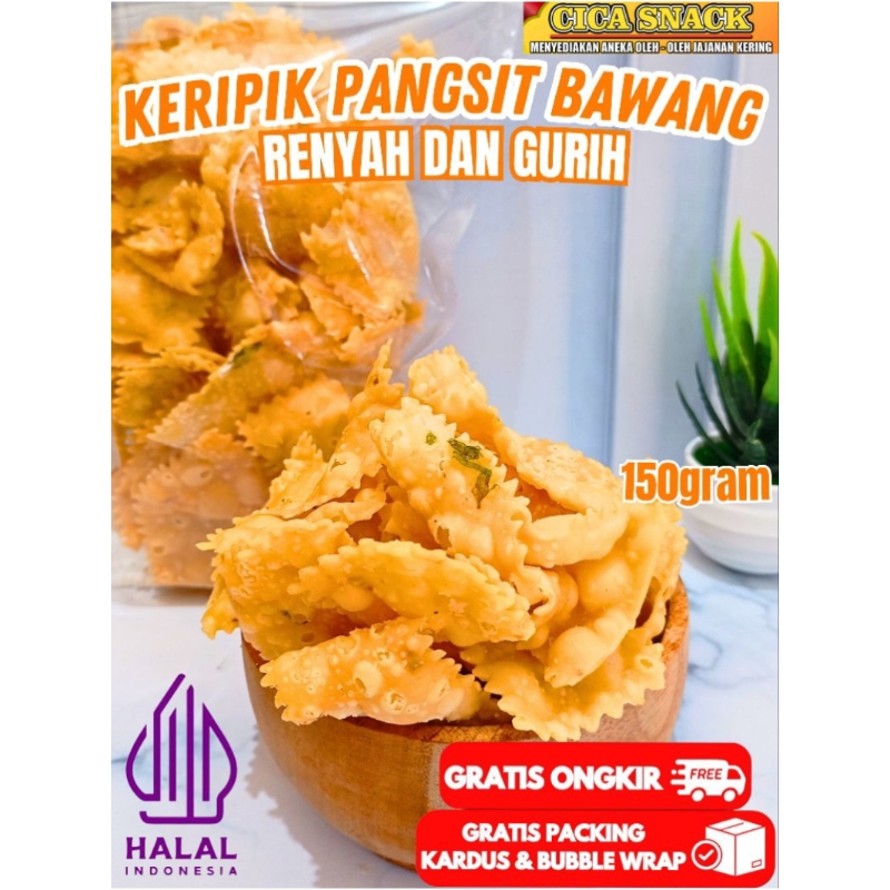 

Keripik Pangsit Bawang Spesial 150gram