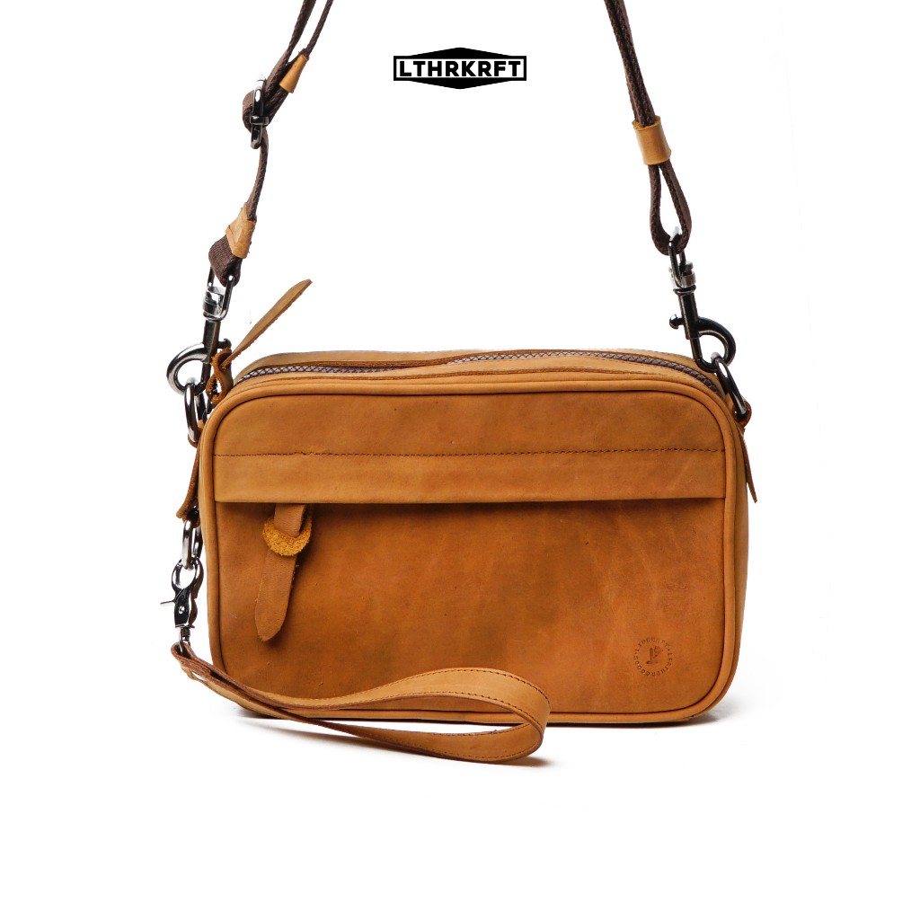 LTHRKRFT - ELKA - Bag - Tas Selempang Bristol Bag Kulit Asli