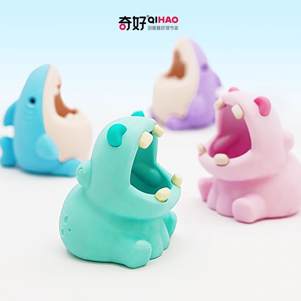 

8451 Penghapus MegaMouth Rack Eraser Karakter Hippo Ikan hiu Cute Stationery