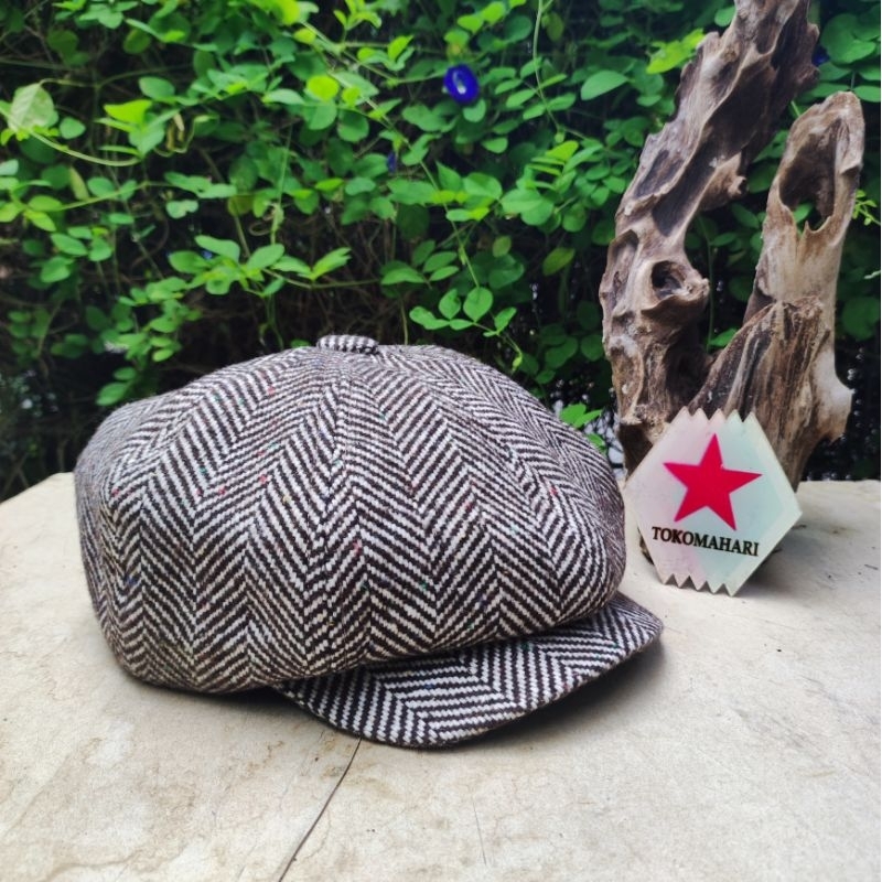 Newsboy caps / topi kodok / topi thomas shelby / topi sutradara / topi peaky blinders / topi jamur