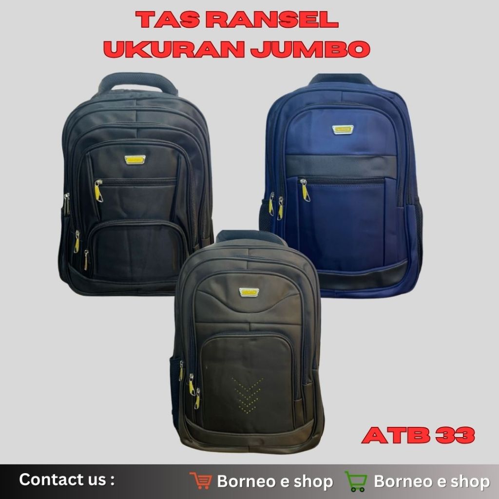 [BISA COD]  TAS POLO  ORI POLO BACKPACK IMPORT SIZE 20 INCHI JUMBO TAS RANSEL PRIA WANITA ATB 33
