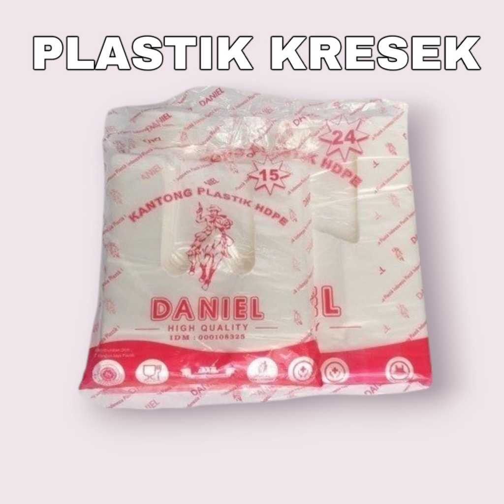 [bungkus]Hd Kantong Kresek Bening Tebal Cap Daniel