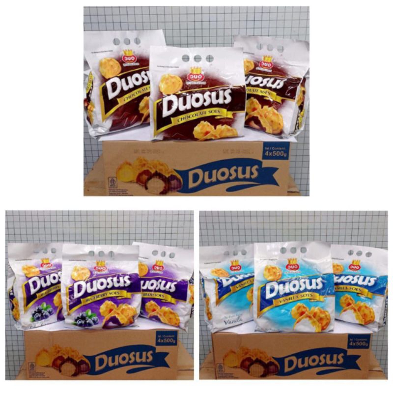 

duo soes 1 dus isi 4 pak@ 500 gr