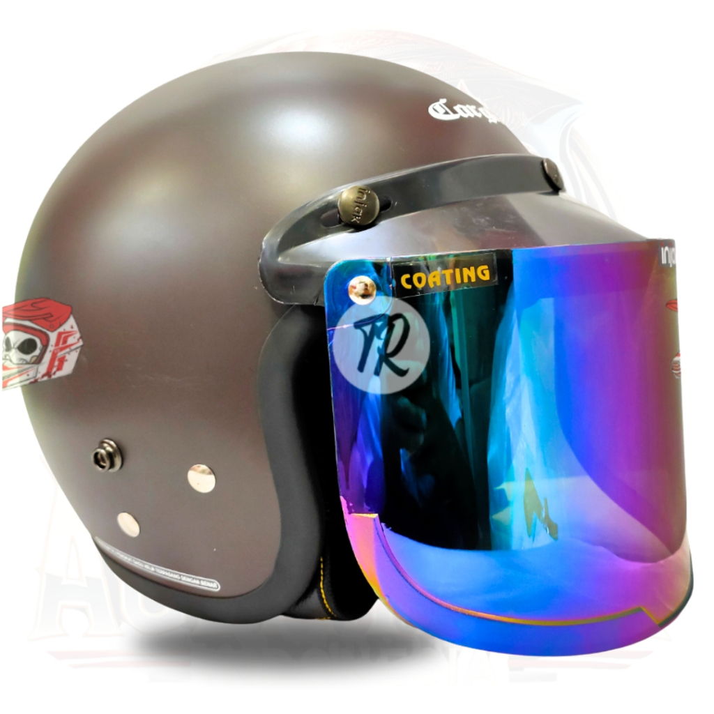 Helm Cargloss Kaca Datar