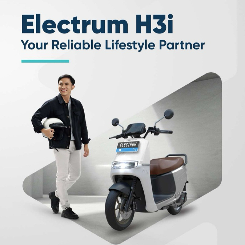 Motor Listrik Electrum H3i - Paket Sewa Baterai