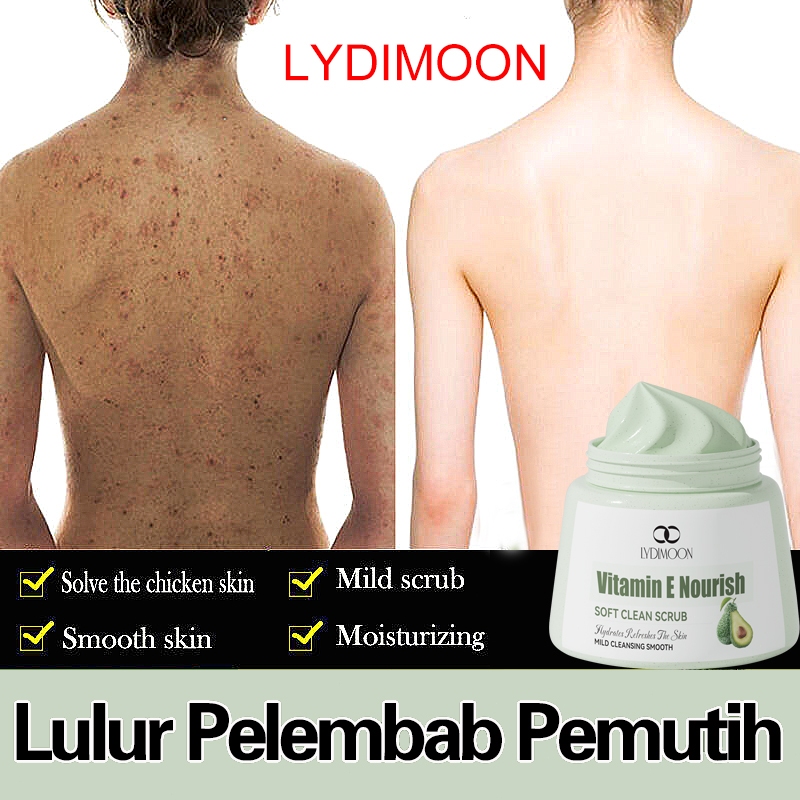 Lulur mandi Body scrub whitening Lulur pemutih badan permanen 250g Eksfoliasi badan smooth skin brig