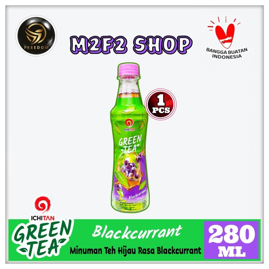 

Ichitan Green Tea Blackcurrant Flavoured | Teh Hijau Rasa Blackcurrant Botol Pet - 280 ml (Kemasan Satuan)