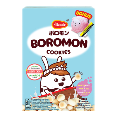 Monde Boromon Snack Anak Cookies Susu 100 g