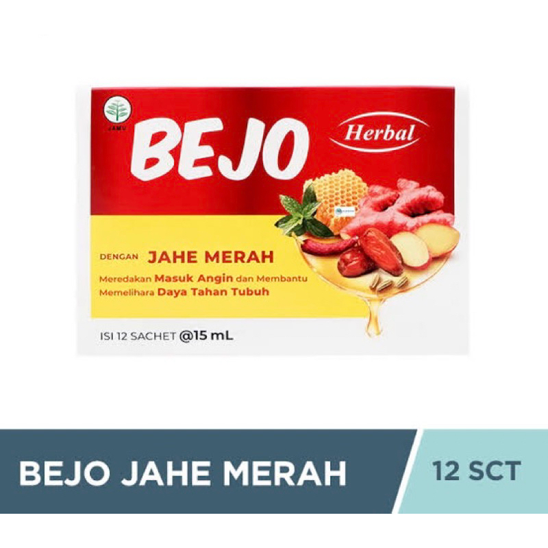 

Bejo Jahe Merah 1 Pack (12 Sachet)