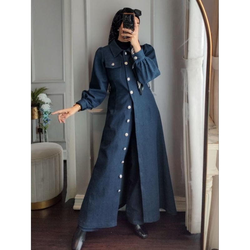 LUXE_ID_ Dress Denim | Denim Set | Atasan Denim | Celana Denim | Dress Denim | Outer Denim
