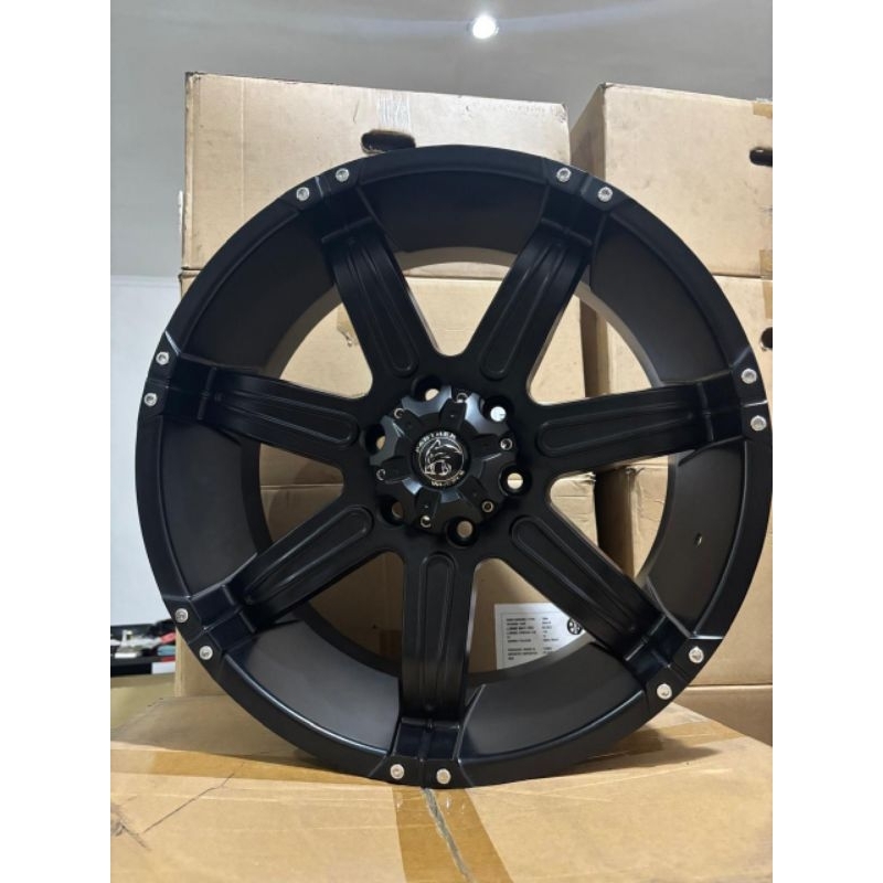 Velg Mobil Marvel BLACK PANTHER Wakanda Ring 20 lubang 6 R20 hole 6