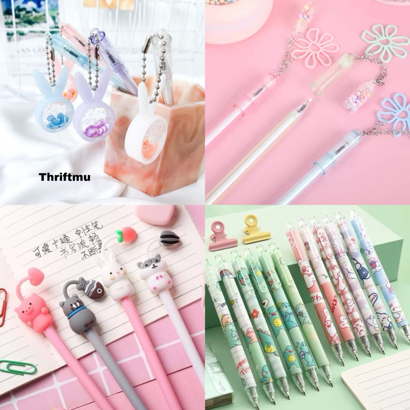 

Pulpen Gantungan Karakter - Pena - Pulpen Alat Tulis Sekolah Kantor - Pulpen Gel Warna