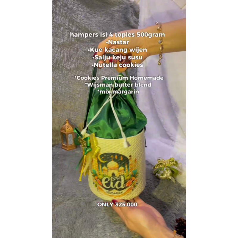 

HAMPERS KUKER/COOKIES LEBARAN 2025 HAMPERS KUEKERING PREMIUM HOMEMADE
