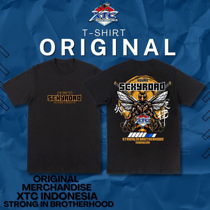 Kaos Original XTC Indonesia Hitam Berlabel Resmi