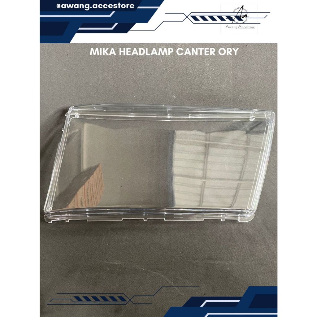 Mika Headlamp Canter Ory Bening Tebal 3mm Bahan Plastik Akrilik