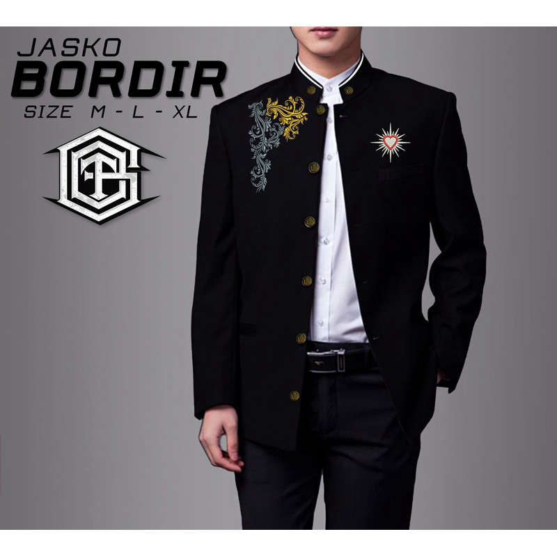 KEMEJA KOKO PSHT BORDIR LENGAN PANJANG JASKO PRIA PSHT TERBARU JASKO TERATE JASKO BORDIR LENGAN PANJ