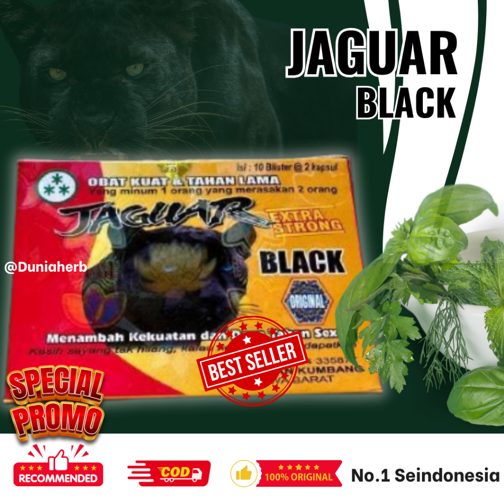 

Jaguar Black Original Stamina Pria Original