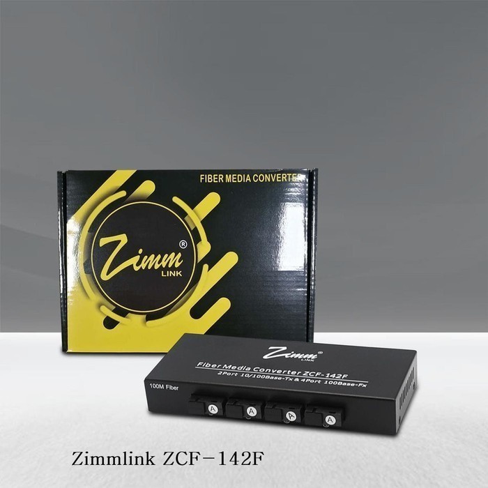 Converter FO to Lan ZimmLINK ZCF-142F 4FO/2LAN (AB AB)