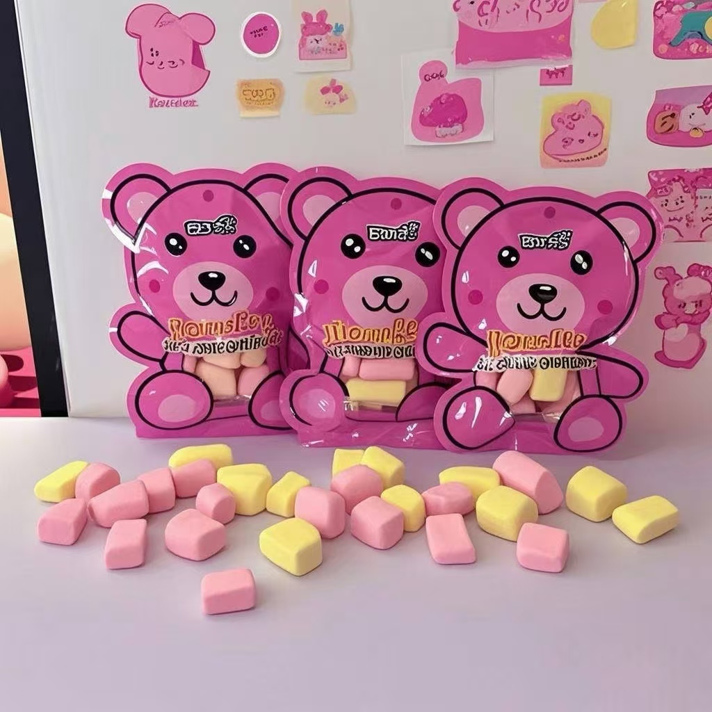 

RB HALALPermen Jelly Isi 30 Pcs MarshmallowAneka Rasa Buah Mini Snack mains candy teddy bear pisang
