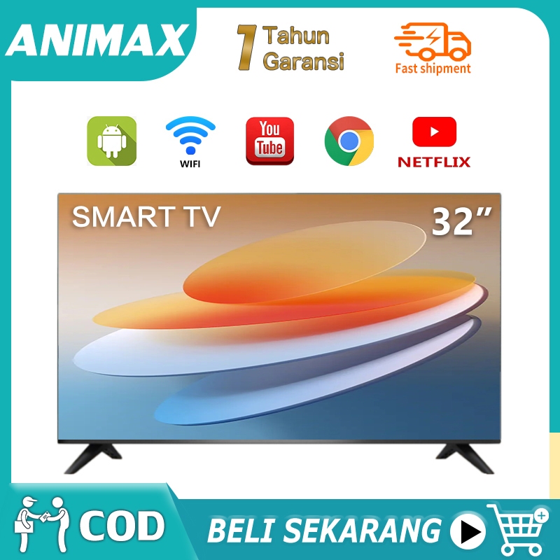 ANIMAX Smart TV 32 inch FHD Digital TV Android / Coolita OS 32 inch LED Televisi