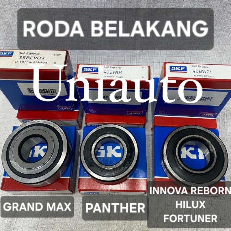 Bearing Roda belakang Grandmax 35BCV09 , Panther 40BW04 , innova reborn Hilux Fortuner 40BW06