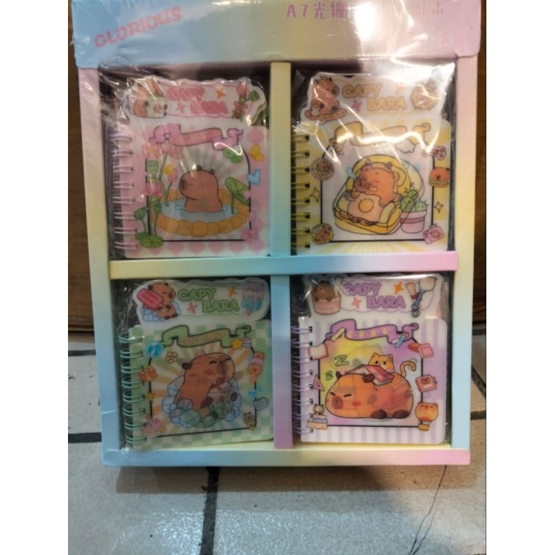

1 BOX NOTEBOOK HOLOGRAM CAPY BARA ISI 24