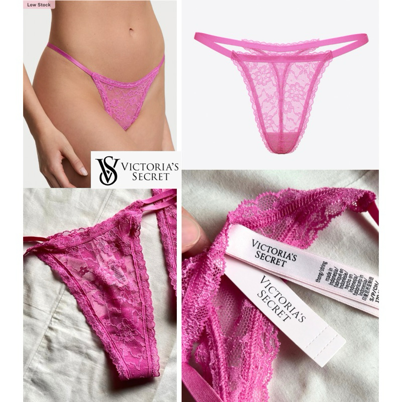 VICTORIA SECRET | VS Lace String Thong Panty