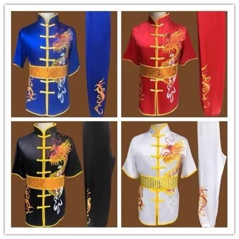 PO BAJU WUSHU BORDIR 7 KANCING