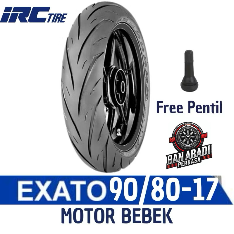 Ban Tubeless IRC Untuk Motor BEBEK EXATO 90 80 Ring 17 Original
