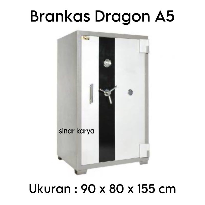 Brankas Dragon A5/Kunci surgent brangkas tahan api Safety box Kondisi baru