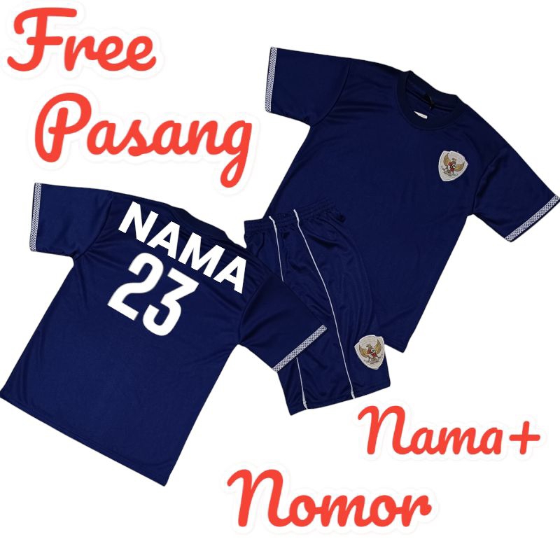 setelan Jersey kiper anak,bahan dryfit bisa custom nama+nomor punggung
