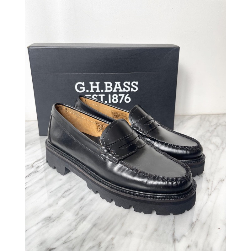 New G.H.BASS wom3n whitney super Lug weejuns Loafer