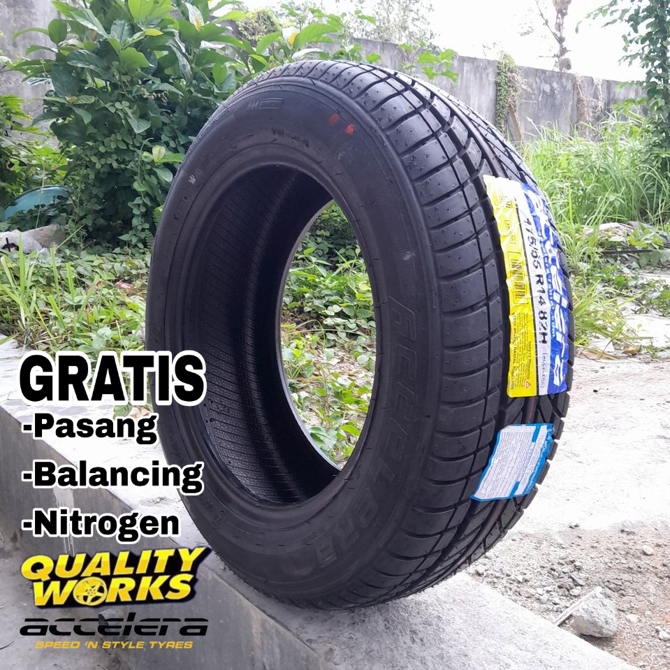 BAN MOBIL STANDAR AGYA, AYLA RING 14 ACCELERA 175 65 R14 BAN TUBLLES