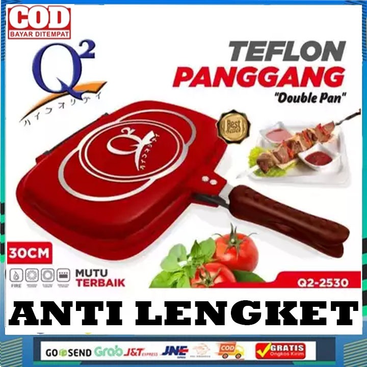 Double Pan Q2 Teflon Panggangan Titanium Double Pan Standard DOUBLE PAN TEFLON / PANGGANGAN DOUBLE P