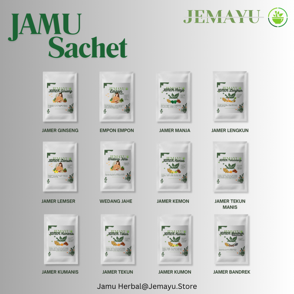 

JEMAYU Jamu Seduh Sachet 10 gram All Variant