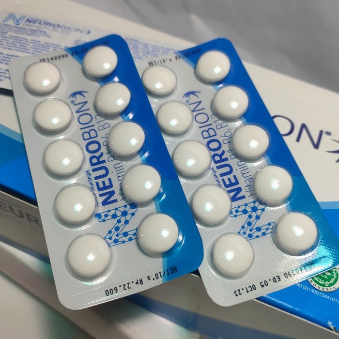 Neurobion Putih Tablet Isi 10 Tablet Vitamin / Suplemen Untuk Daya Tahan Tubuh
