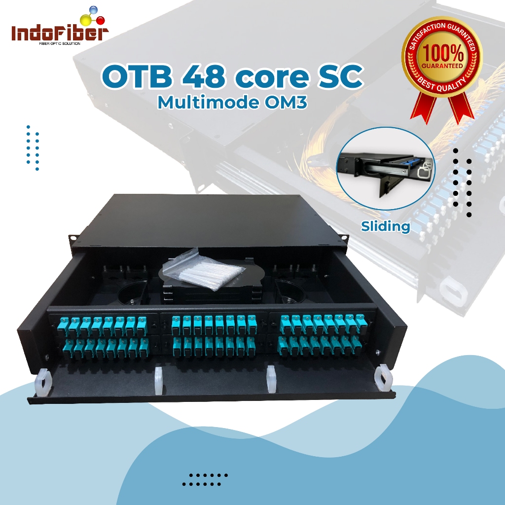INDOFIBER OTB 48core SC multimode OM3 rackmount sliding