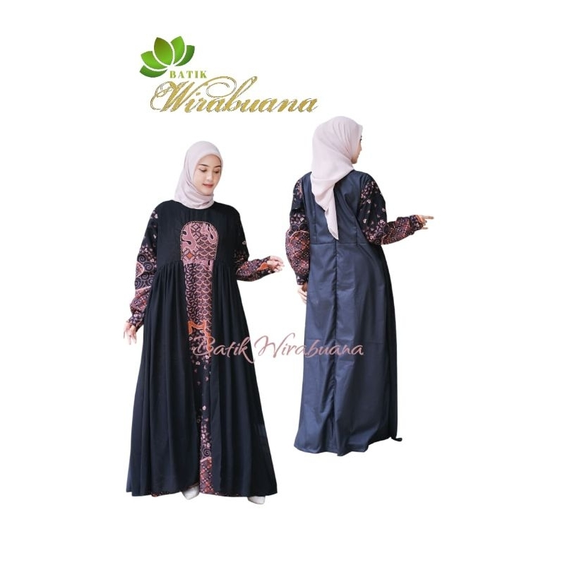 Gaun Gamis Batik Solo Sragenan Premium, High Quality