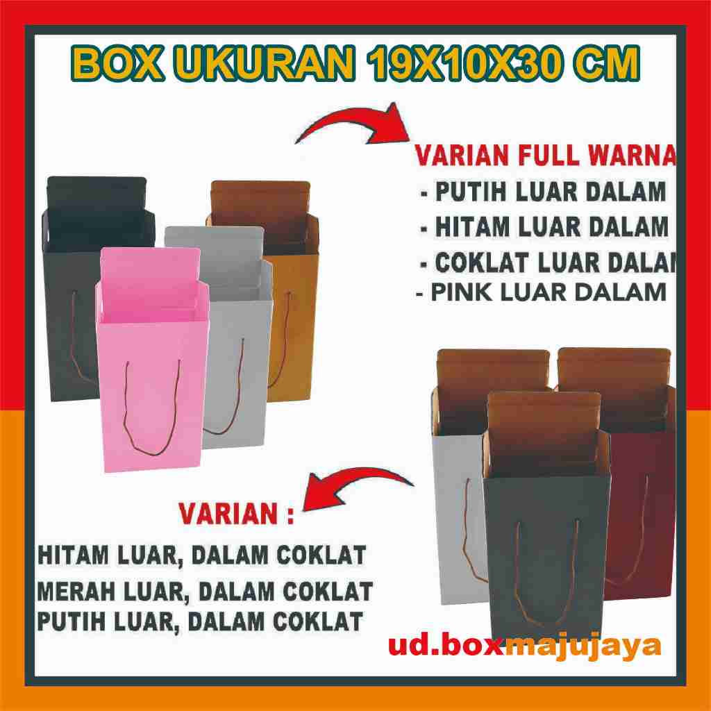 

Box Tas 19x10x30 cm / Box Tas / Kardus Polos / Box Sliplock
